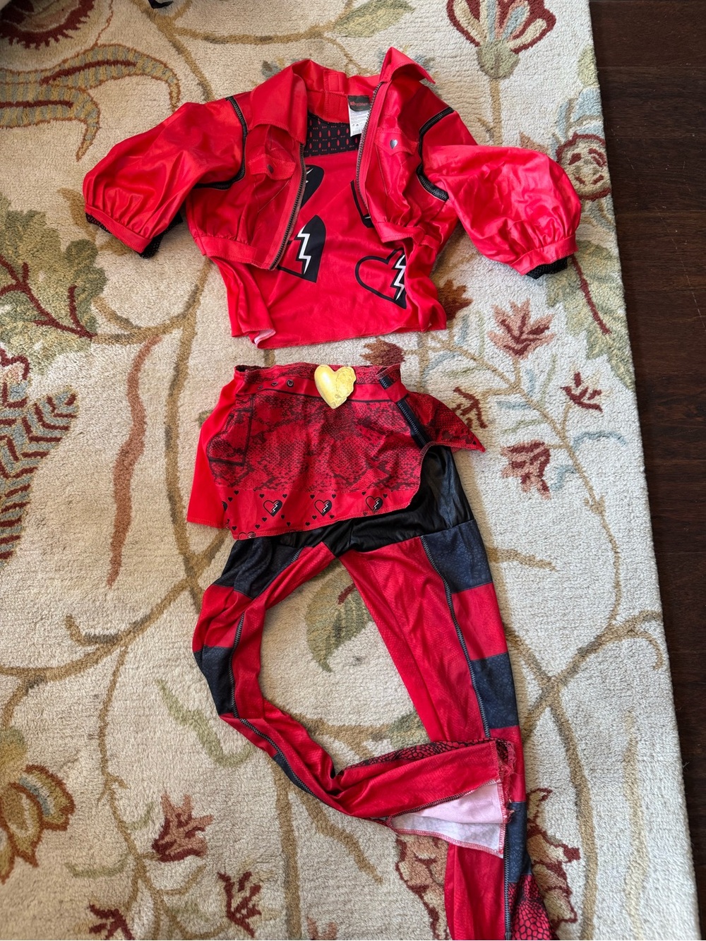 Disney Descendant’s Red Costume Set with zipable top